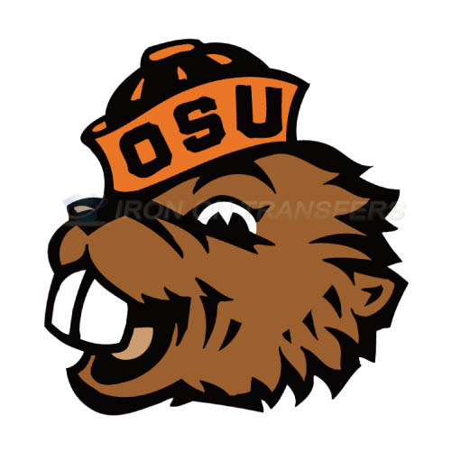 Oregon State Beavers Logo T-shirts Iron On Transfers N5820 - Click Image to Close